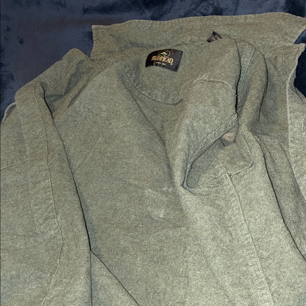 RedHead Men's Olive Zip-Up Sweater